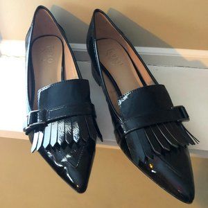 Franco Sarto Black Patent Loafers -10